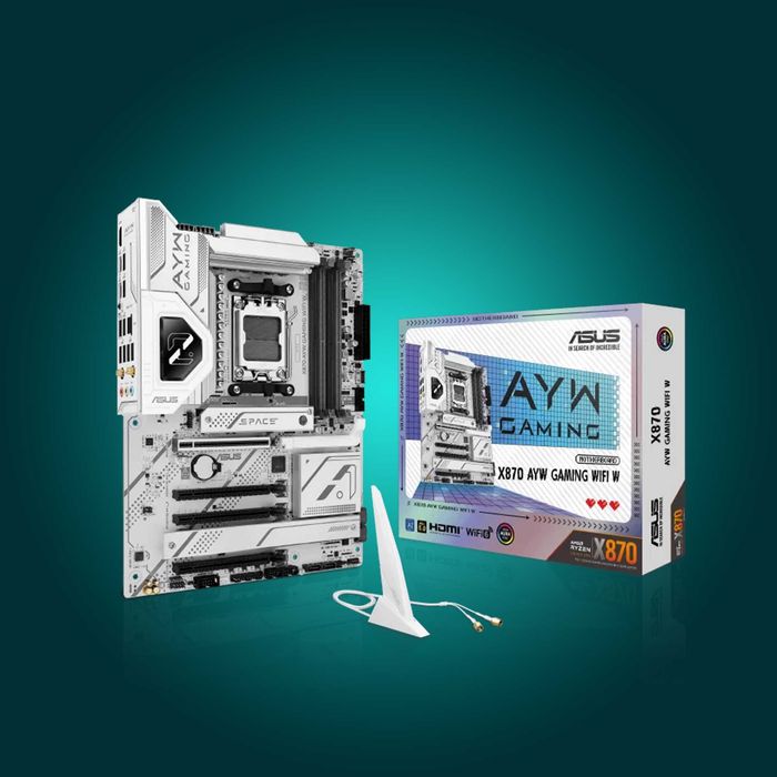 Материнская плата ASUS X870 AYW GAMING WIFI W AM5 DDR5 ATX