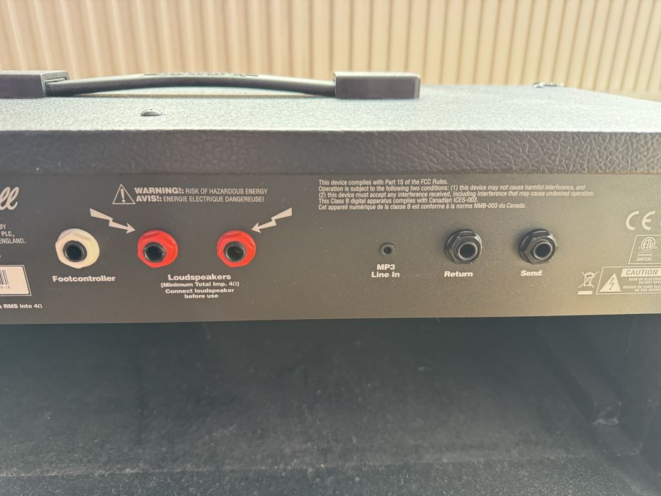 Amplificator chitară Marshall MG100HFX + footswitch original