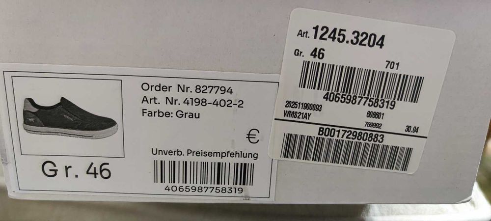 MUSTANG мъжки обувки размер 46