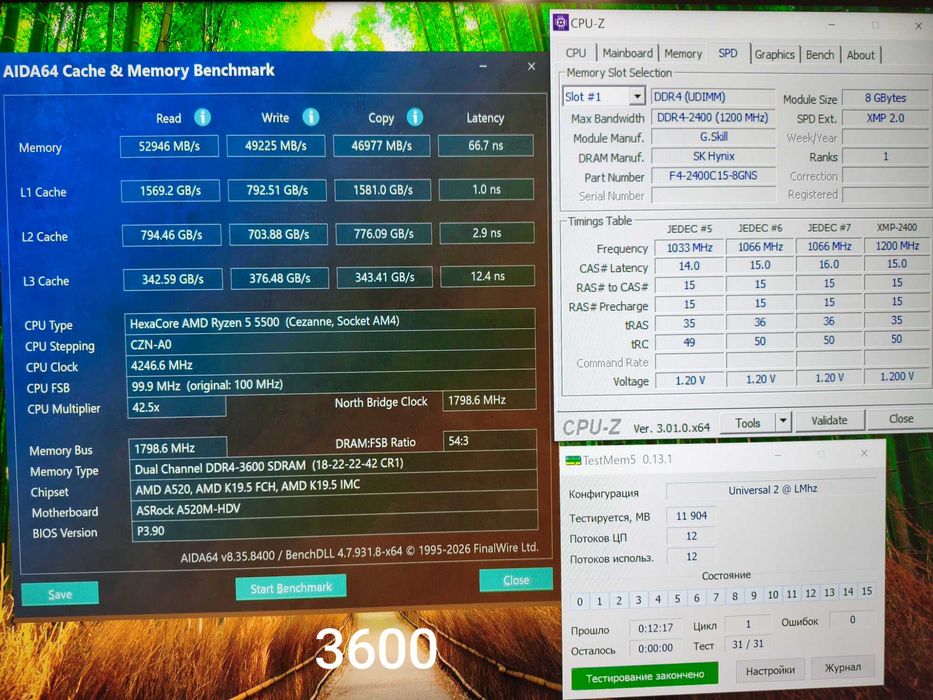 Оперативка 16Gb DDR4 GSkill