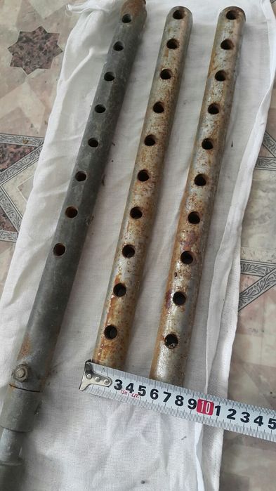 Прут круг с отверстиями