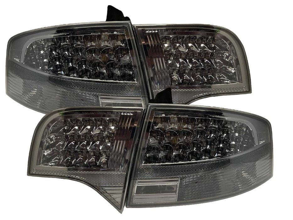 Стопове Ауди А4 Б7 Седан ЛЕД Сиви Нови Тунинг Audi A4 B7 Sedan LED