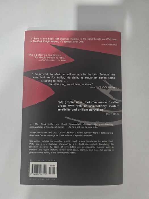 Комикс Бэтмен: Год Первый/ Batman: Year One