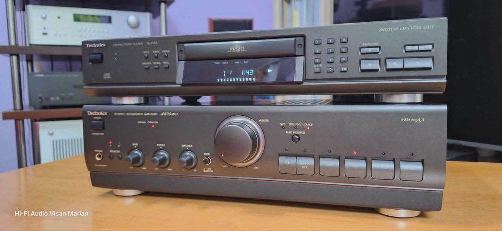 Amplificator Technics A-600 MK3 + CD Technics SL-PG3 Cu Telecomanda