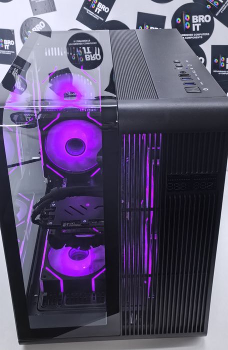 PC Desktop Gaming BRO Intel 16gb SSD HDD GTX 8GB Win Pro Garanție