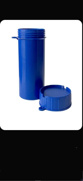 Пенал тубус для ключей пластиковый(черный, синий, красный, прозрачный)