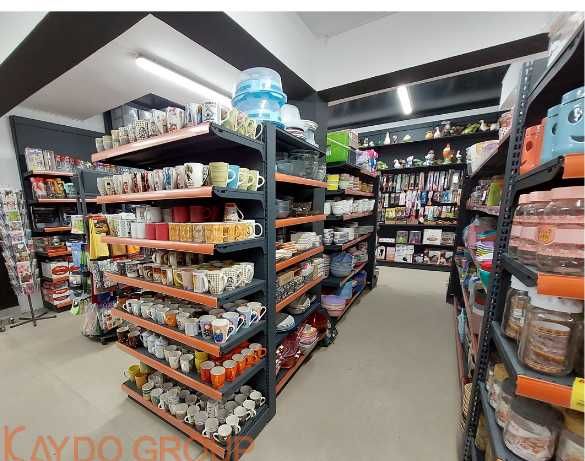 Магазинен стелаж, регал, щанд тъмно сив , матов RAL 7016