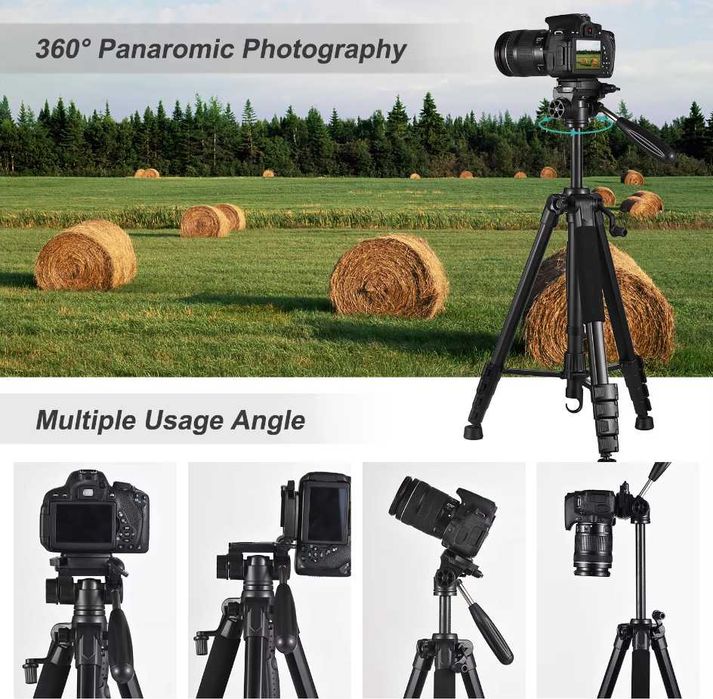 Статив Andoer с панорамна глава 1.88м. / 5клг.