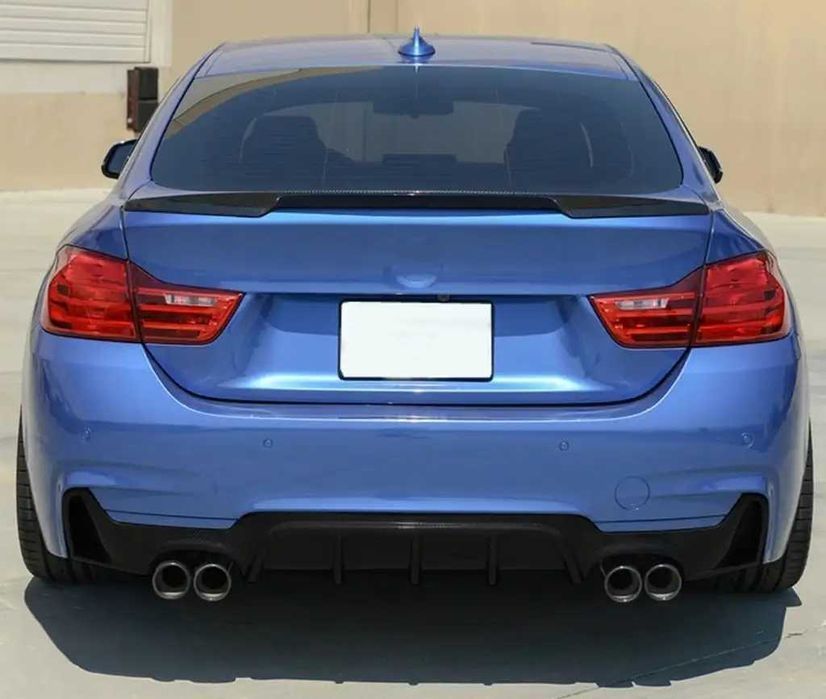 Difuzor Bara Spate M Style BMW Seria 4 F32 F33 F36 Evacuari Duble Quad