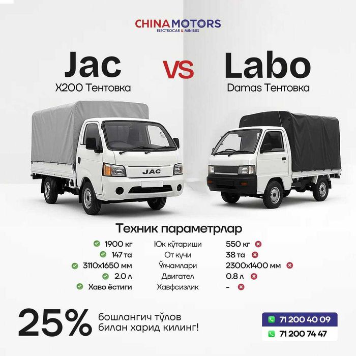 Тентли Бортавой Грузавик 3 место Бензин Танламайди сотувда тайор Акция
