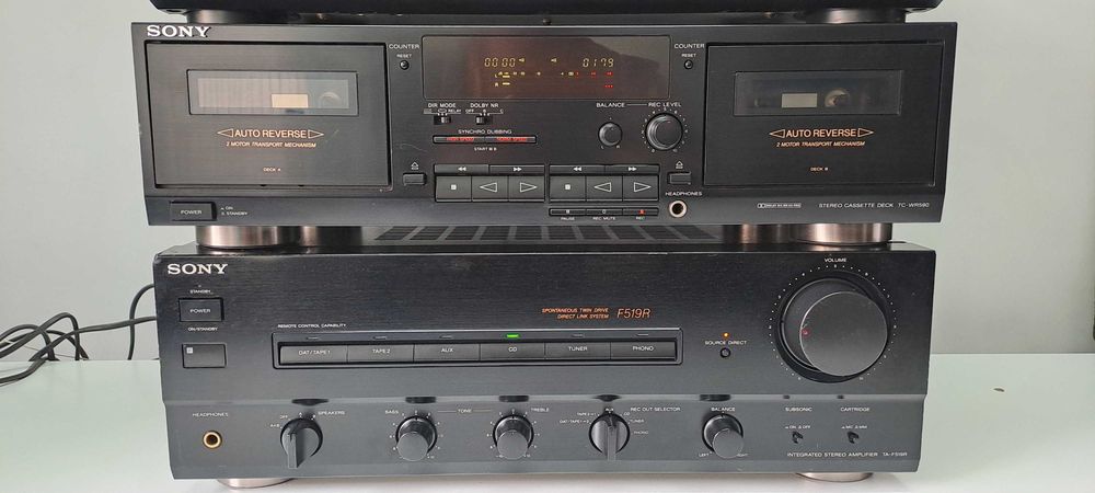 Amplificator Sony TA-F519R Linie Hi-Fi  Made in Japan – CD Deck Tuner 4 Piese