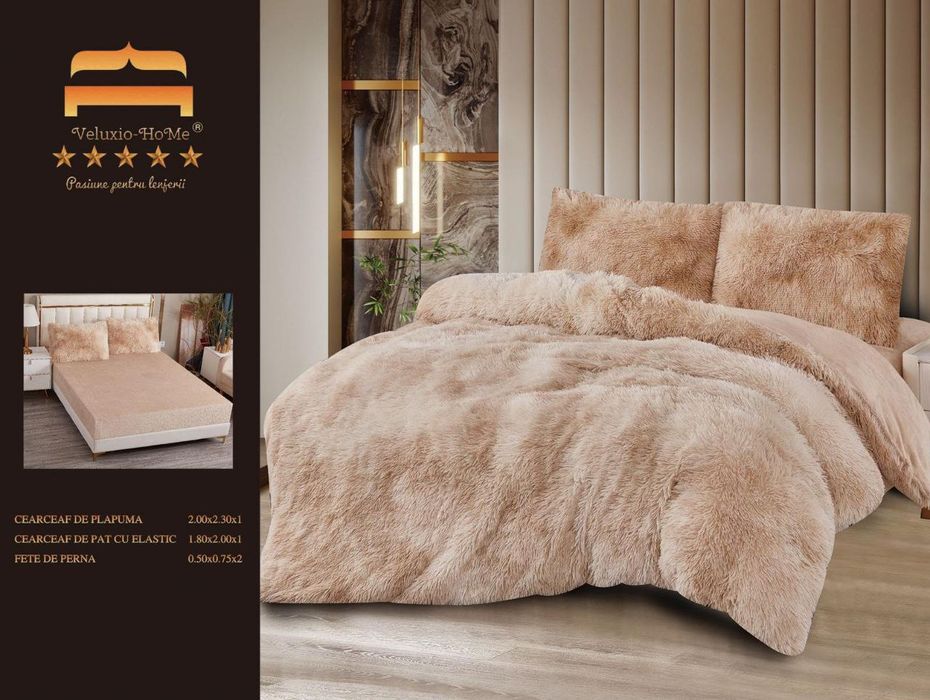 Lenjerii pufoasei cocolino  fluffy cu catifea