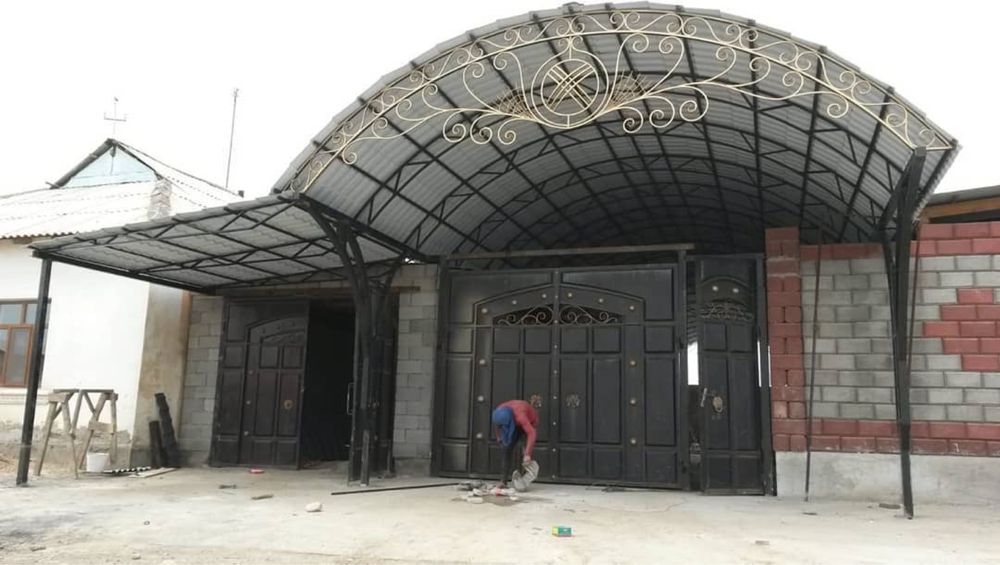 Навес ворота жасаймыз