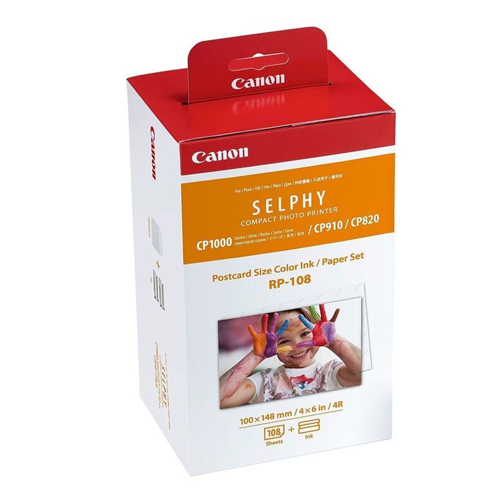 Set hartie foto și cartuse Canon Selphy NOU