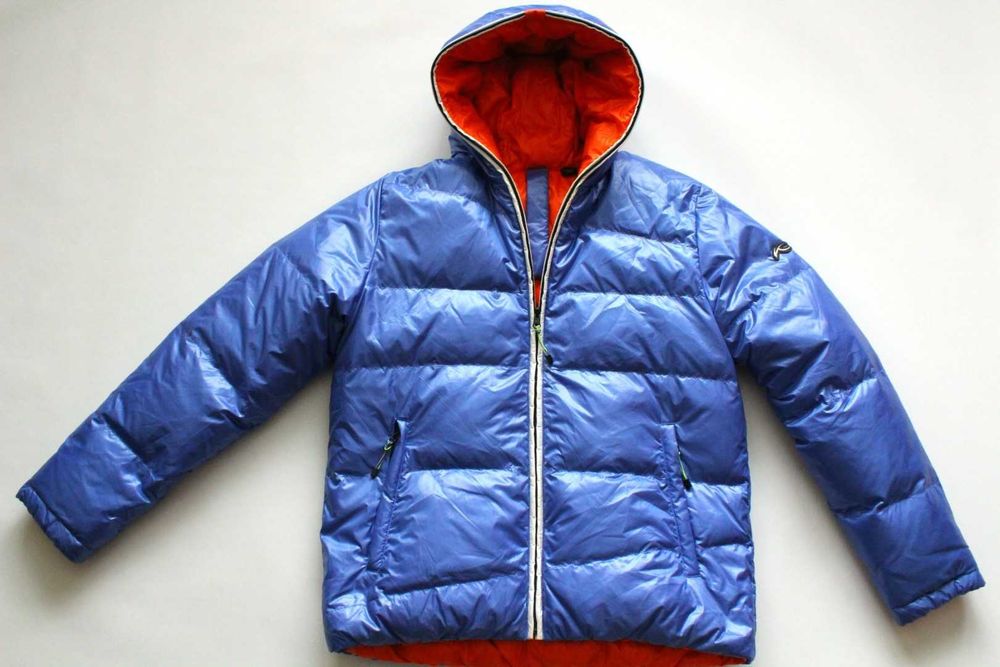 KJUS - мъжко двулицево пухено яке, пухенка, размер 52(L)