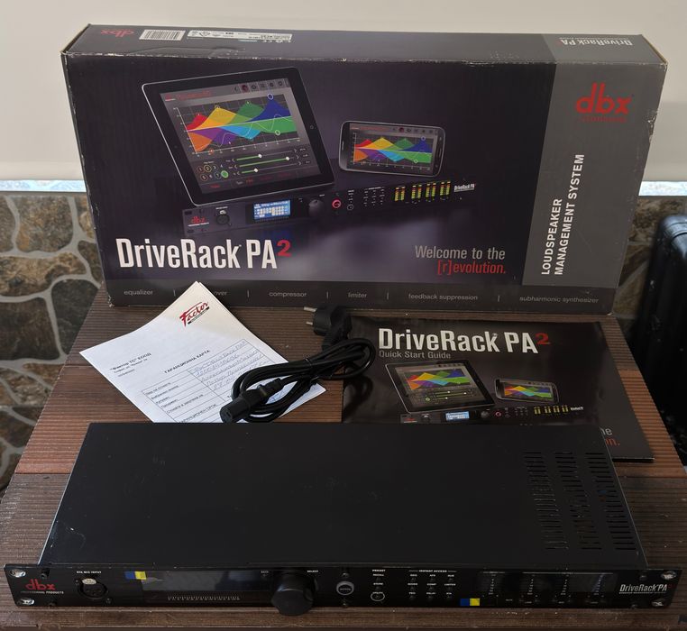 Продавам  дигитален саунд процесор (DSP), кросовер DBX DriveRack PA2