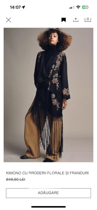 Kimono ZARA Editie Limitata