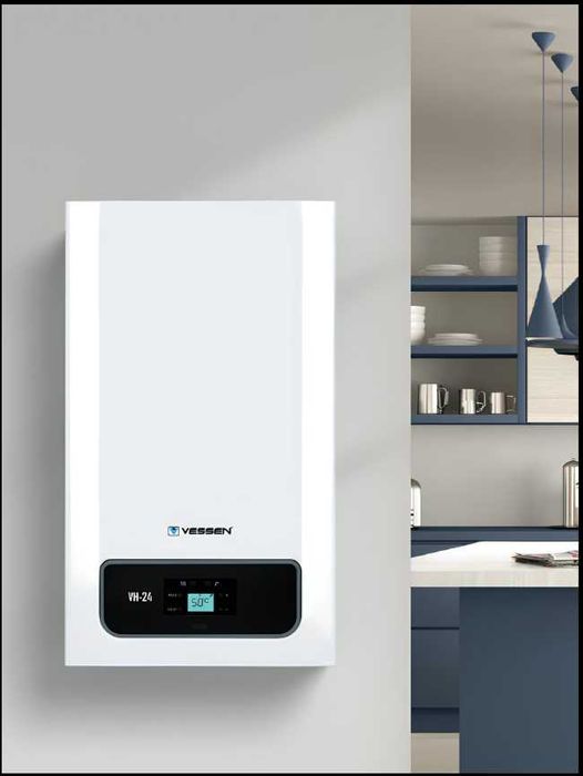 Kotel VESSEN PLUS 32kVt +Wi-Fi двухконтурный газовый котел со склада