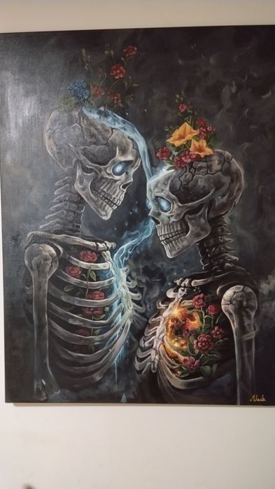 Tablou cu scheleți