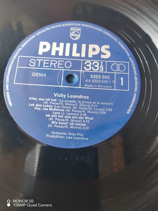 Vicky Leandros, LP Vinyl + poster