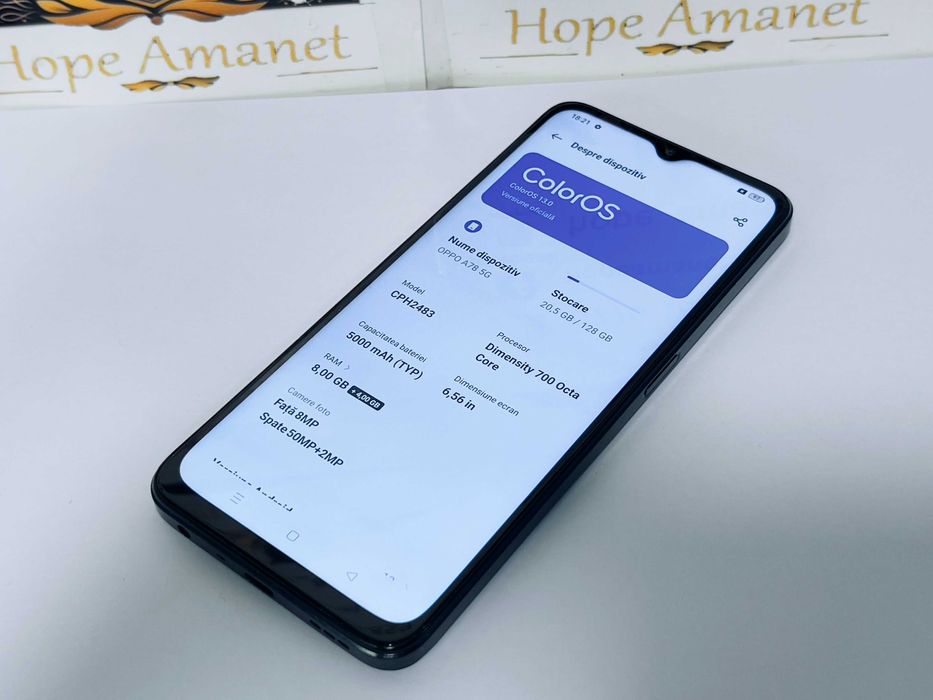 Hope Amanet P10/OPPO A78 128GB