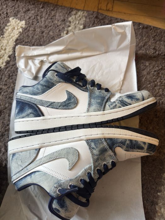 Nike Jordan 1 low washed denim