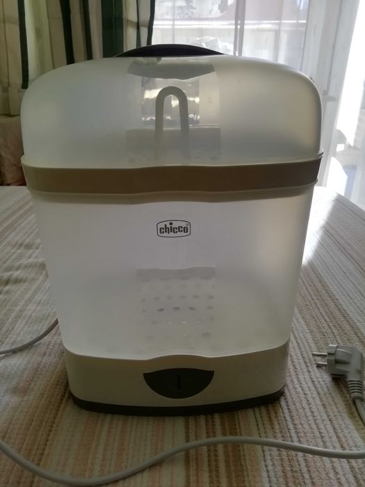 Стерилизатор Нагревател Chicco 2в1 Бебешки Детски Модулен Пара Шишета