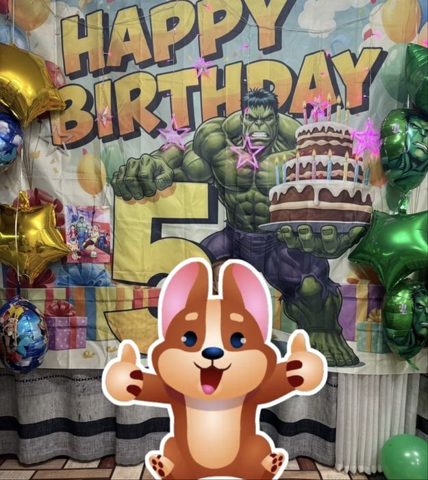 Баннер халк на 5 лет