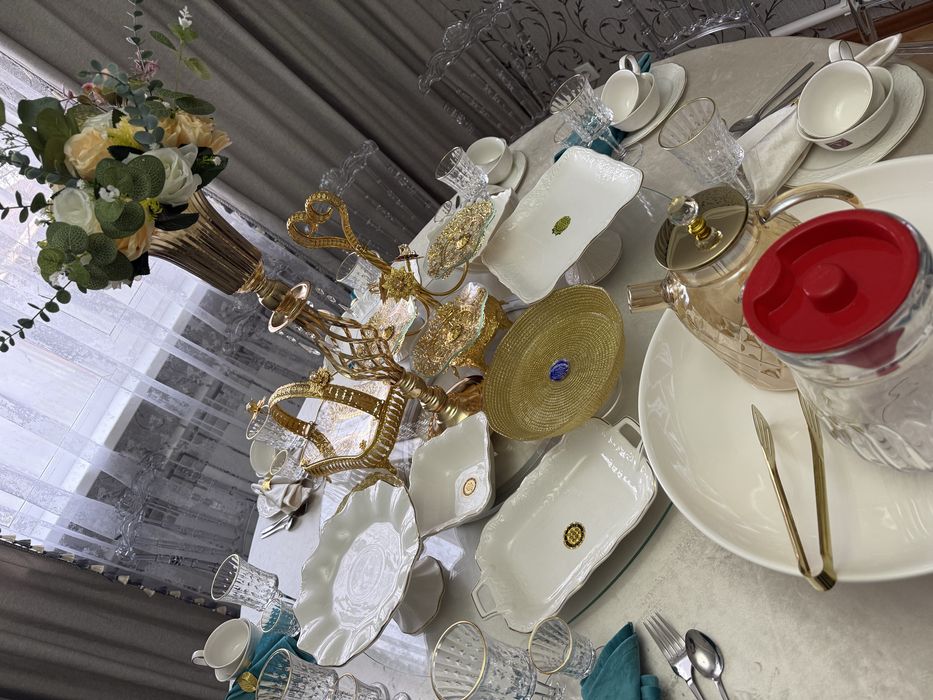 Аренда стол,стульев и посуды