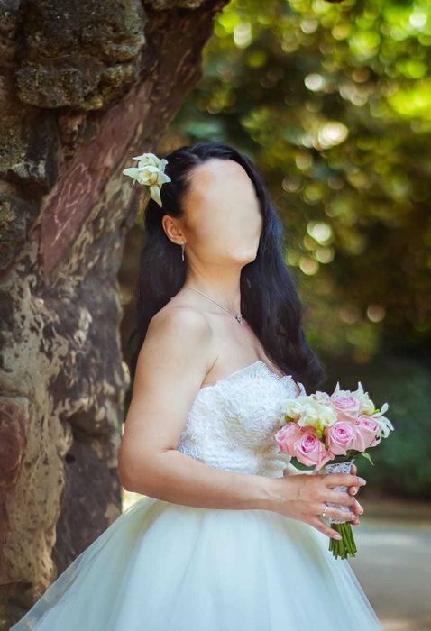 Rochie mireasa model stil printesa creatie Adelina Boie