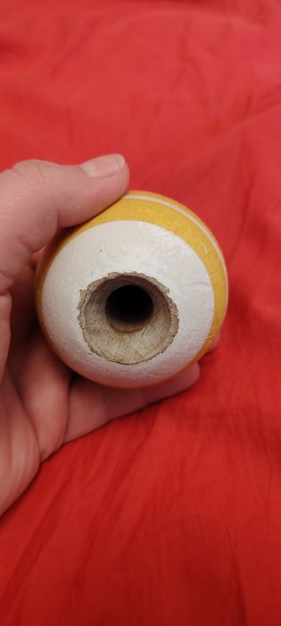 Tama kendama de broken shape tracker galben nouă