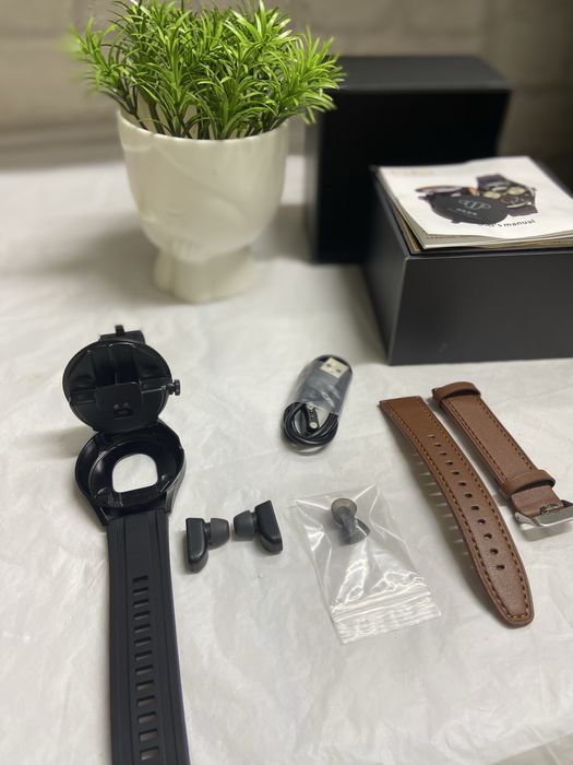 Смарт часовник GT5 + Безжични слушалки – идеалният комплект!