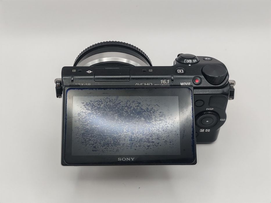Kit foto Sony NEX-5R + obiectiv Sony E 16-50mm
