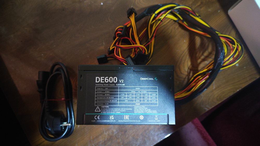 Блок питания deepcool de600 v2
