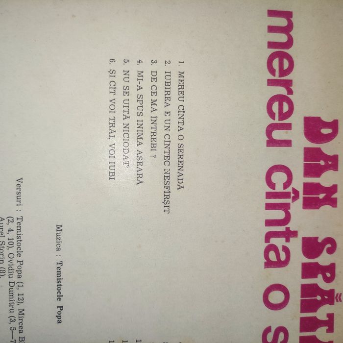 Vinil Dan Spătaru