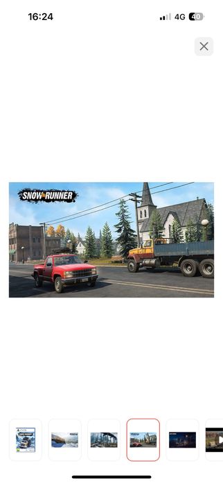 Продам игру на пс5 ( snow runner)