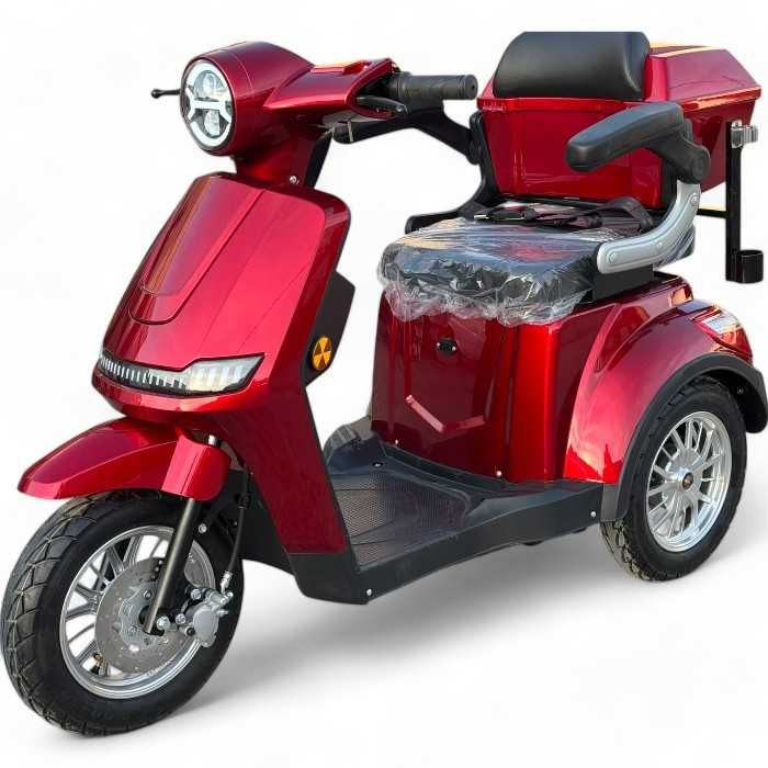 Електрическа триколка FM1 B1 LUX 2025 1500W 60v20ah, неоново жълто