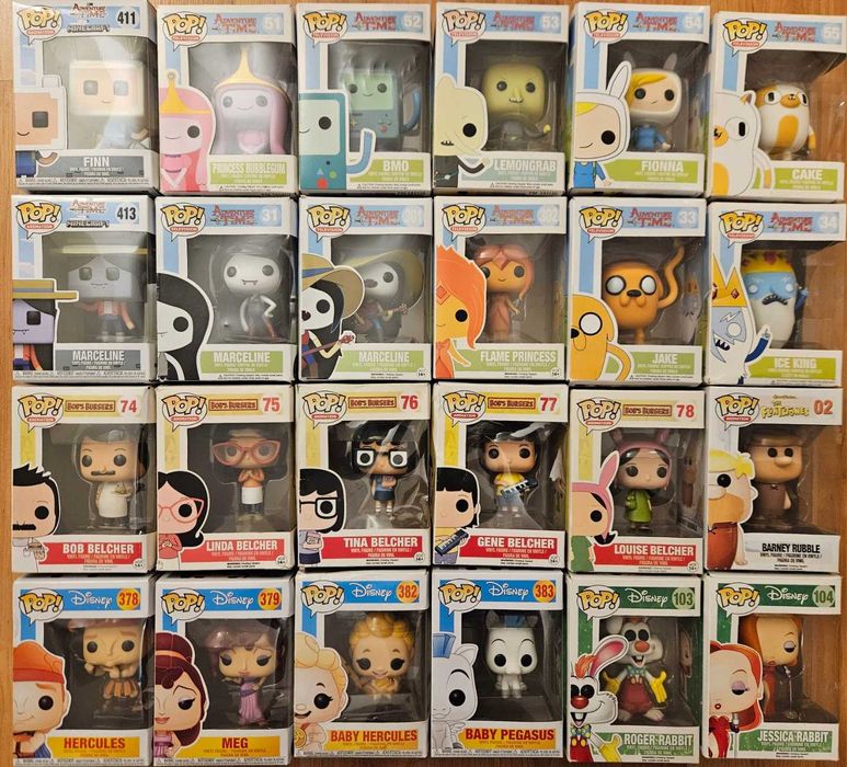 Funko pop- Cartoon Network,Disney,Hello Kitty,Pusheen, Steven Universe