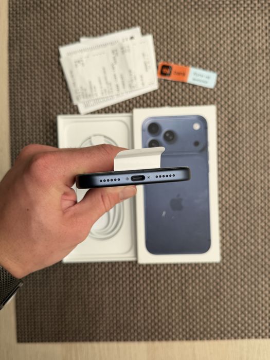 НОВ! 512Gb *ЛИЗИНГ* iPhone 17 Pro Max Deep Blue 24М ГАРАНЦИЯ Айфон