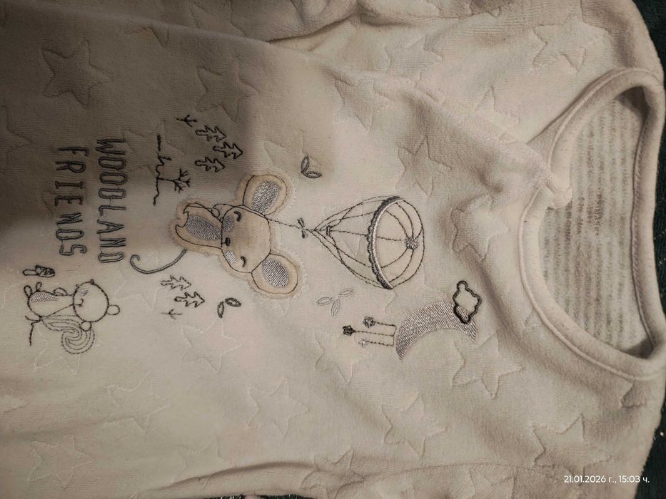 Бебешки космонавт 3-6 месеца