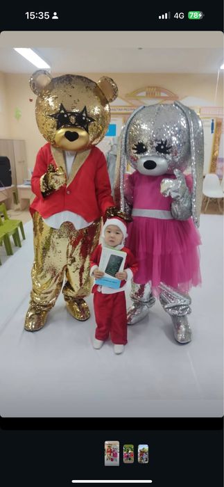 Продам костюмы Мишку и Зайчика
