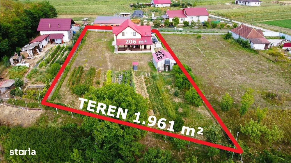 Casa de familie cu 5 dormitoare | Teren 1.961 mp
