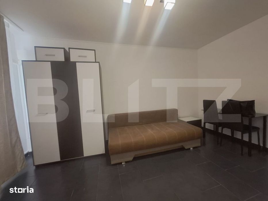 Garsoniera luminoasa, ideala pentru locuit sau investitie, in Astra