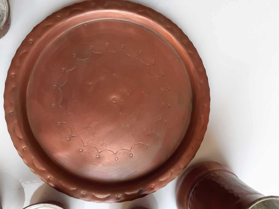 Сервиз за турско кафе от мед