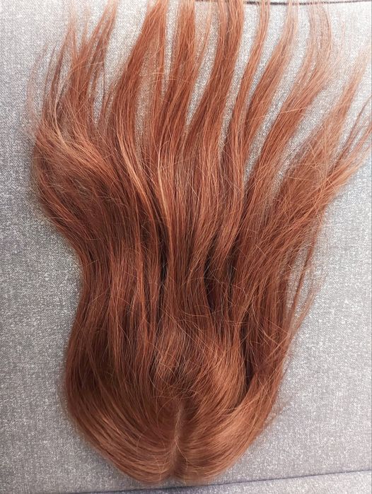 Естествена коса топер за оредяла коса