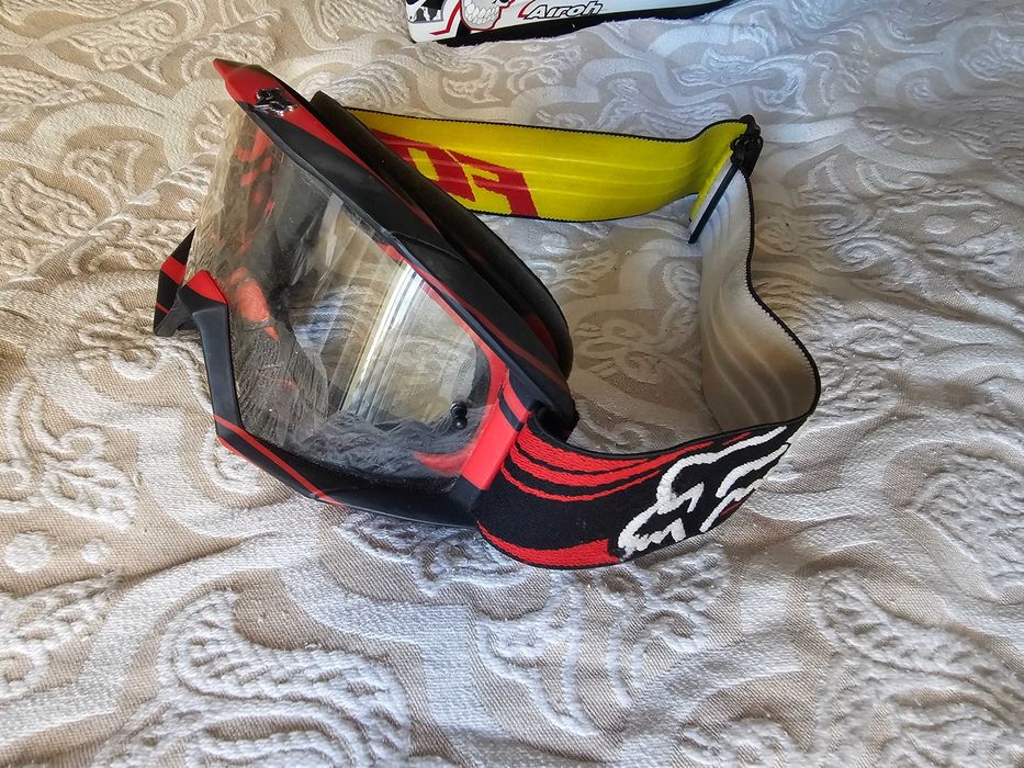 casca enduro Airoh M + ochelari fox