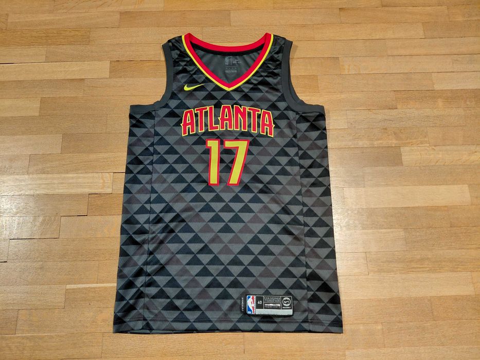 Atlanta Hawks 17 Dennis Schroder Nike Swingman размер S потник NBA баскетбол джърси