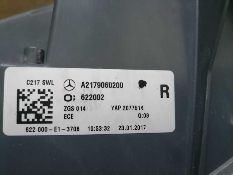 Lampa tripla Stop Mercedes S-coupe W217 cod w2179060200