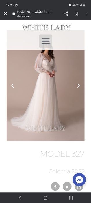 Vând rochie de mireasa