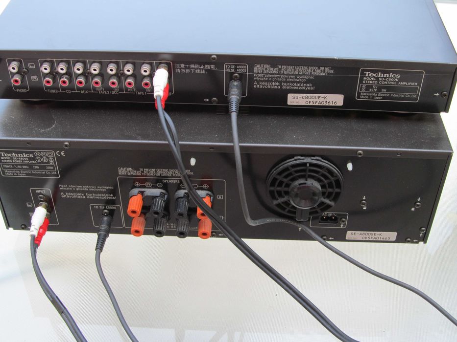 Technics SE-A800S si SU-C800U cu telecomanda